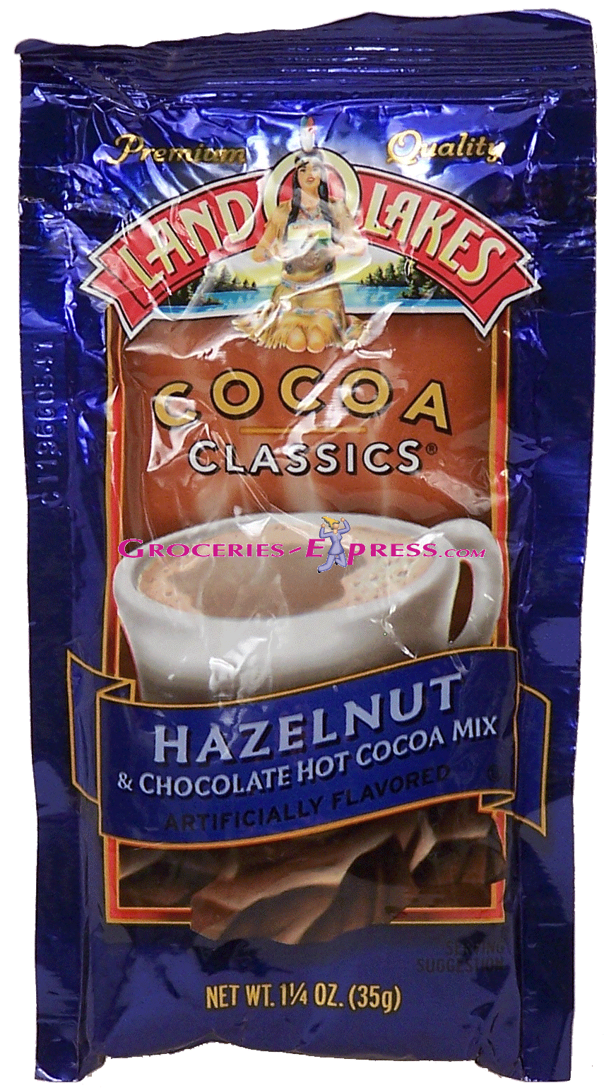 Land O Lakes(R) Cocoa Classics hazelnut & chocolate hot cocoa mix Full-Size Picture